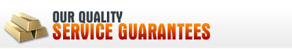 Our Quality Service Guarantees